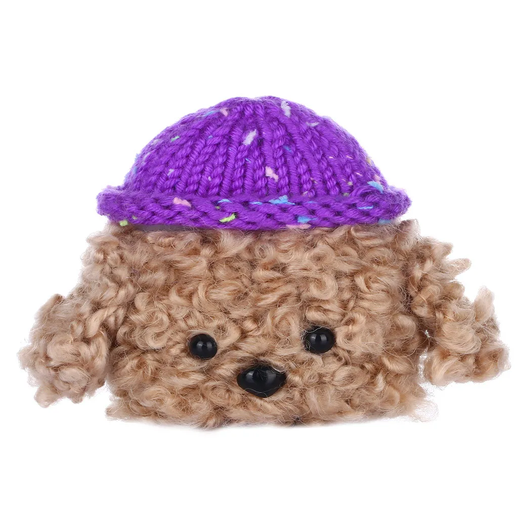 For AirPods Pro 2019 Wireless Charging Case Knitted Lovely Plush Anti-lost Protective Skin Cover Cute Casual Wool Set Knitting |