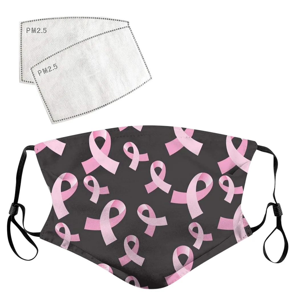 1 шт. маска для лица модная розовая с принтом в виде банта рта взрослых унисекс