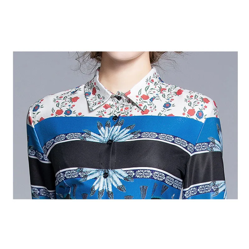 Женское платье с длинным рукавом модельное дизайнерское синее большого размера