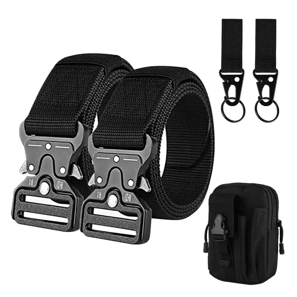 

2 шт./компл. Открытый Тактические пояса многофункциональный нейлоновая поясная сумка с ремнем, висячая Пряжка Для мужчин восхождение костюм...