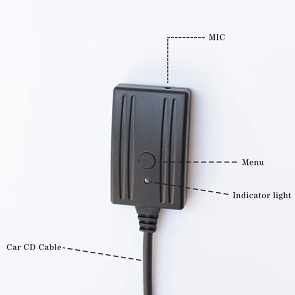 Универсальный автомобильный RCA AUX в Bluetooth кабель адаптер + микрофон для аудио