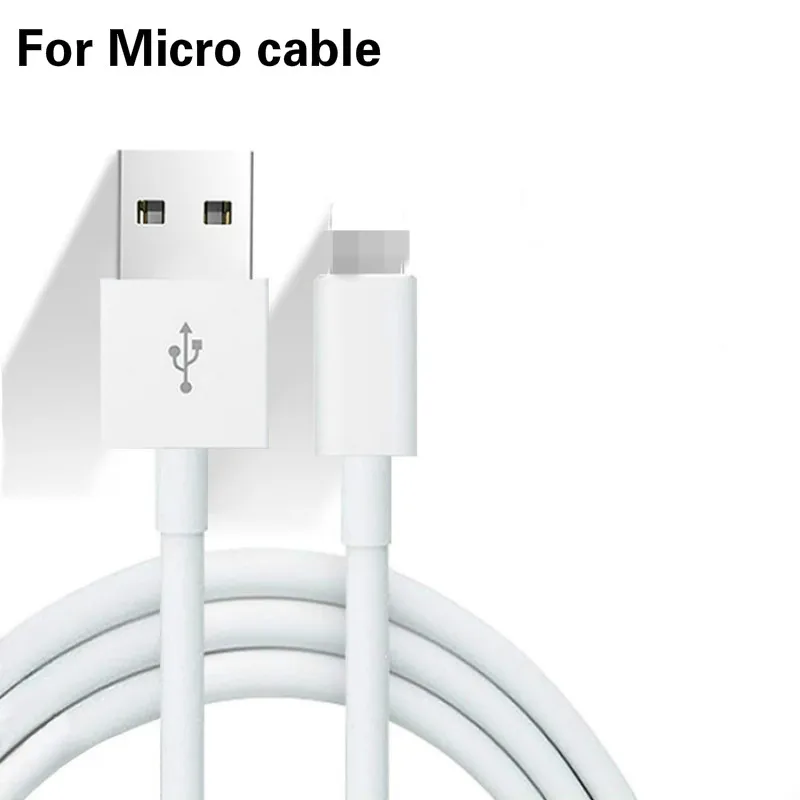 For Micro cable 1 м/2 м/3 м USB кабель для iPhone Xs Max XR X кабели для быстрой зарядки для Micro Xiaomi samsung s9 s8 huawei TYPC C телефонный кабель для синхронизации данных - Цвет: For Micro cable