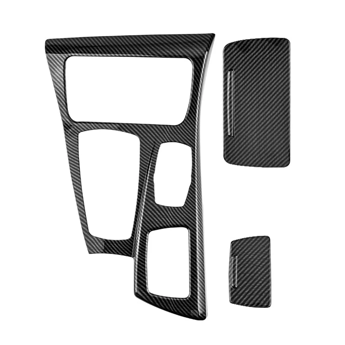 

NEW Car styling Carbon fiber Central Control Panel Sticker Cover Trim For BMW 5 Series F10 F18 Interior Auto Accessories