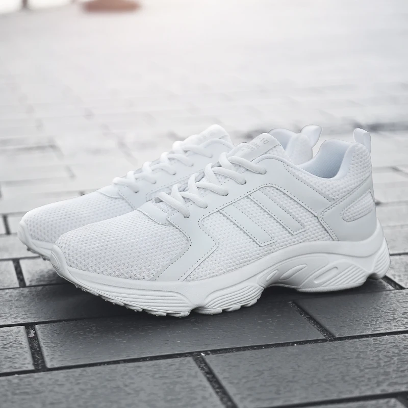 

Casual Shoes Casual Shoes Men Sport Sneaker Work White Sneakers For Man Fashion Mesh Leisure Summer Shoe Black