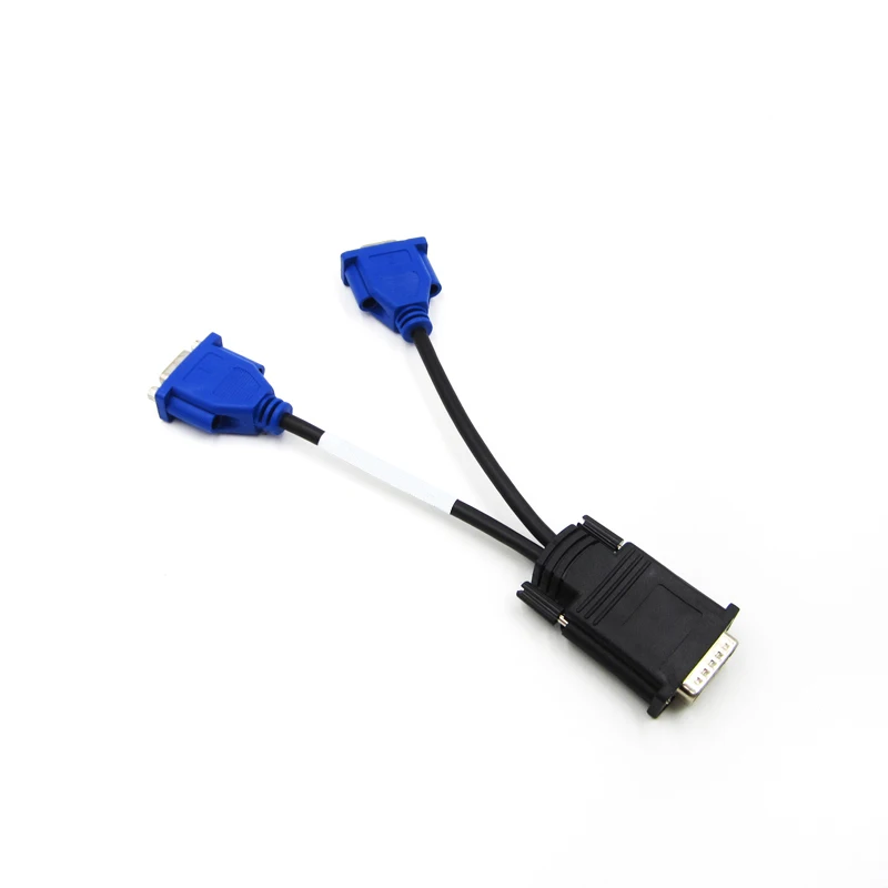 DMS-59 Pin 5 9 мм штекер 2 VGA 15-полый штифт разветвитель адаптер кабель провод для HP