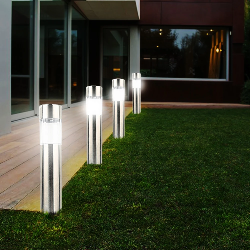 Наружная Светодиодная лампа для лужайки на солнечной батарее беспроводной