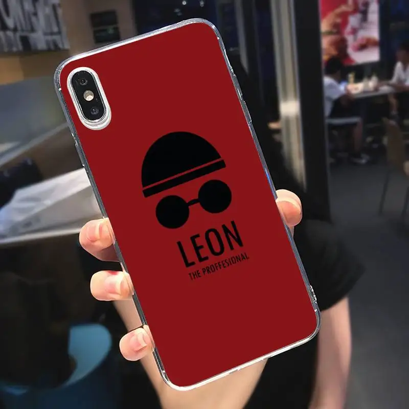 

Leon Matilda Natalie Portman Phone Case Transparent for iPhone 6 7 8 11 12 s mini pro X XS XR MAX Plus