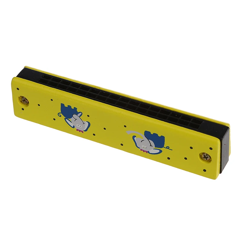 

Wooden Harmonica for Child Kids Music Educational Toy---Random Pattern