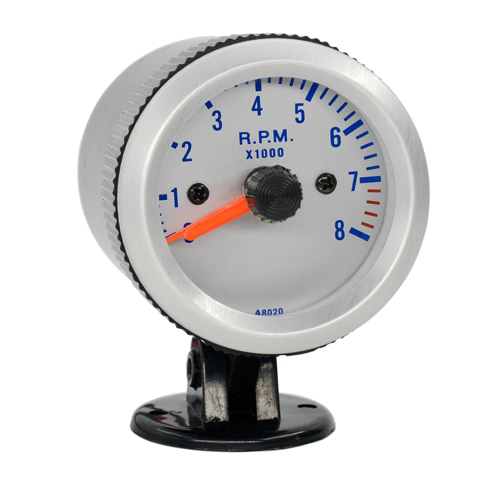 2 &quot52 мм автомобиля Rev Тахометр со счетчиком указатель калибра 0-8000 об/мин Метр