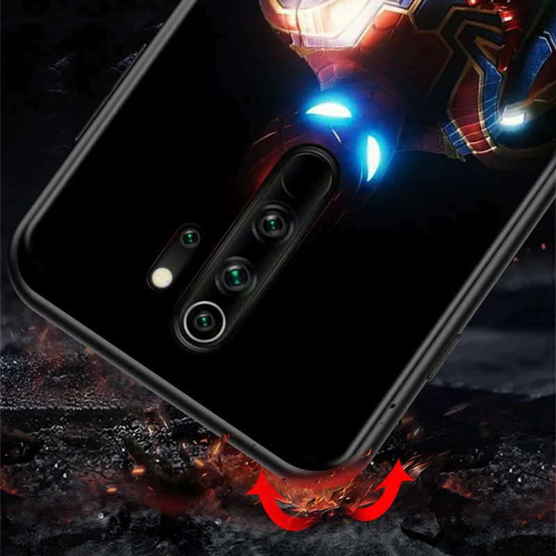 

Marvel Super Hero Avengers Spider-Man For Xiaomi Redmi K40 K30T K30S K30i K20 10X 9T 9i Ultra Pro 5G TPU Silicone Phone Case