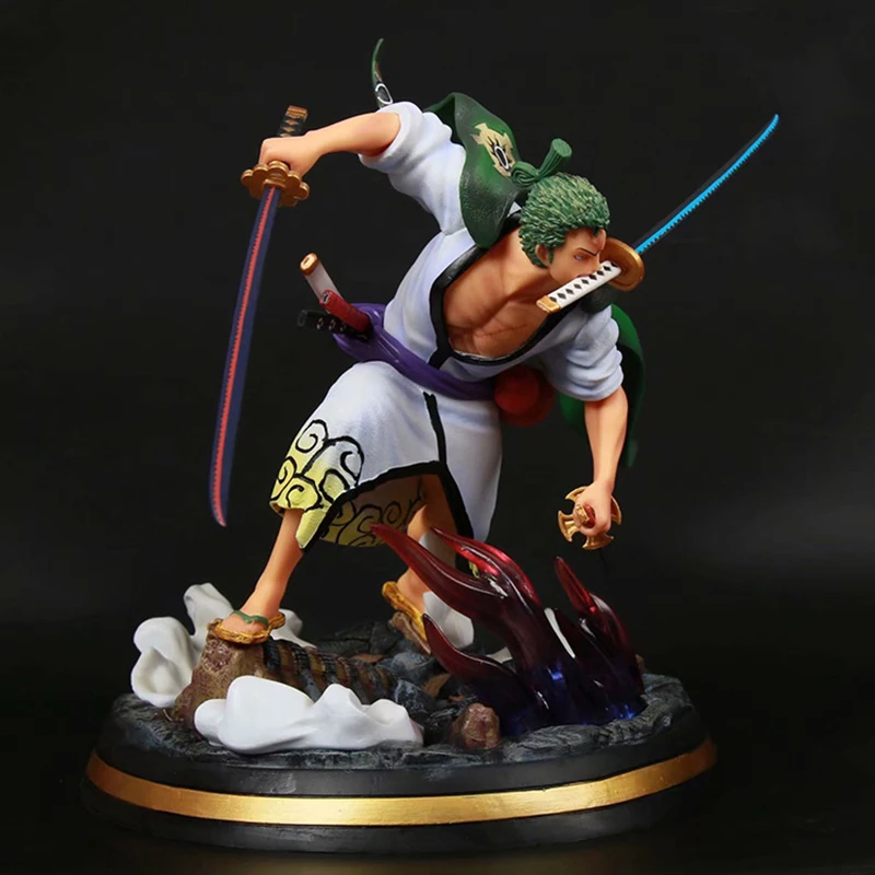 Экшн-фигурки из аниме One Piece Country Three Knife Flow Roronoa Zoro модель кимоно специальный эффект