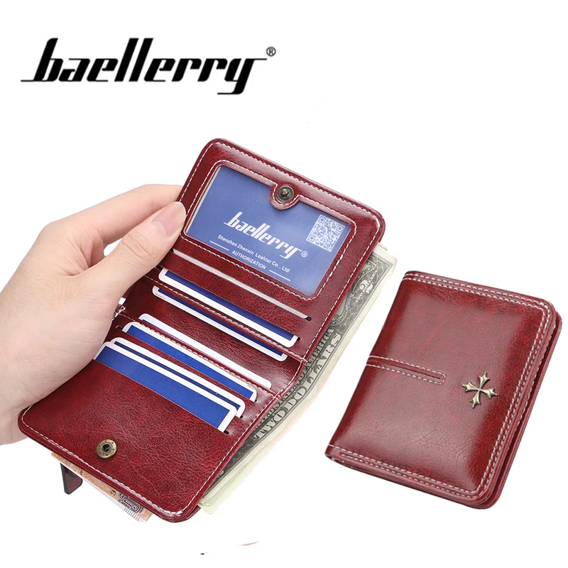 Baellerry женский короткий кошелек на молнии для монет держатель карт женские