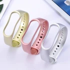 Новый Силиконовый ремешок для Xiaomi Mi Band 43, Регулируемый силиконовый розовый сменный ремешок для часов из ТПУ, аксессуары для браслета