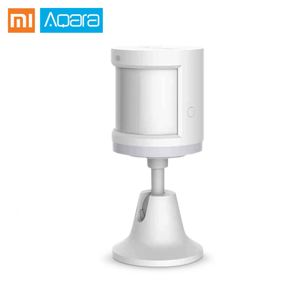

Умный датчик движения Aqara ZigBee, датчик интенсивности тела с аккумулятором, встроенный датчик интенсивности света, работает с приложением