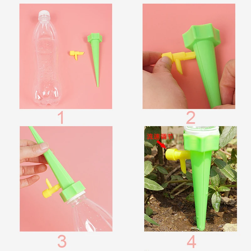 Набор для автоматического полива регулируемый клапан капельницы шипы комнатных