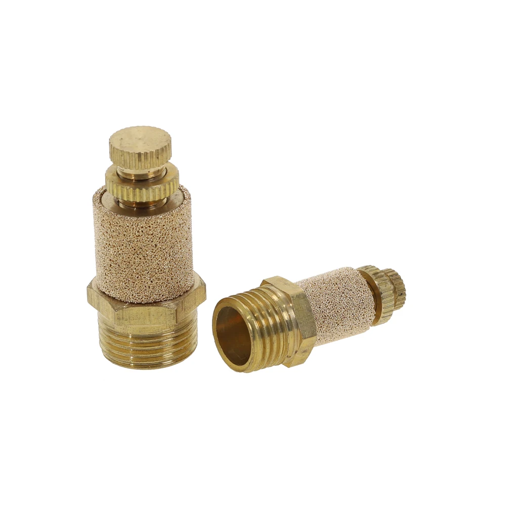 Пневматический Глушитель фильтр глушителя регулятор скорости потока Спеченная