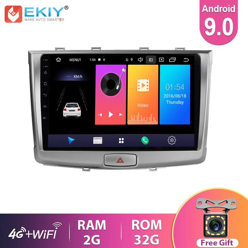 EKIY 2.5D IPS Автомобильный мультимедийный Android 9 0 авторадио для Great Wall Haval H6 Navi GPS