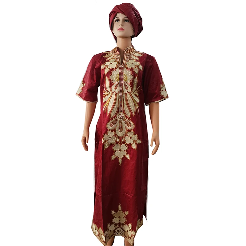 MD Африканское традиционное платье для женщин африканские платья с принтом bazin riche