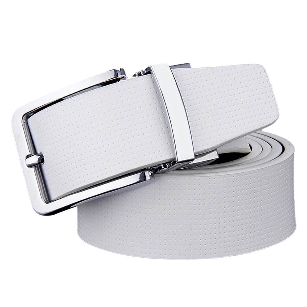 

Cowhide Designer Luxury Belt Men Male Waist Strap Leather Pin Buckle White Genuine Leather Belts For Men Pants Band Ceinture
