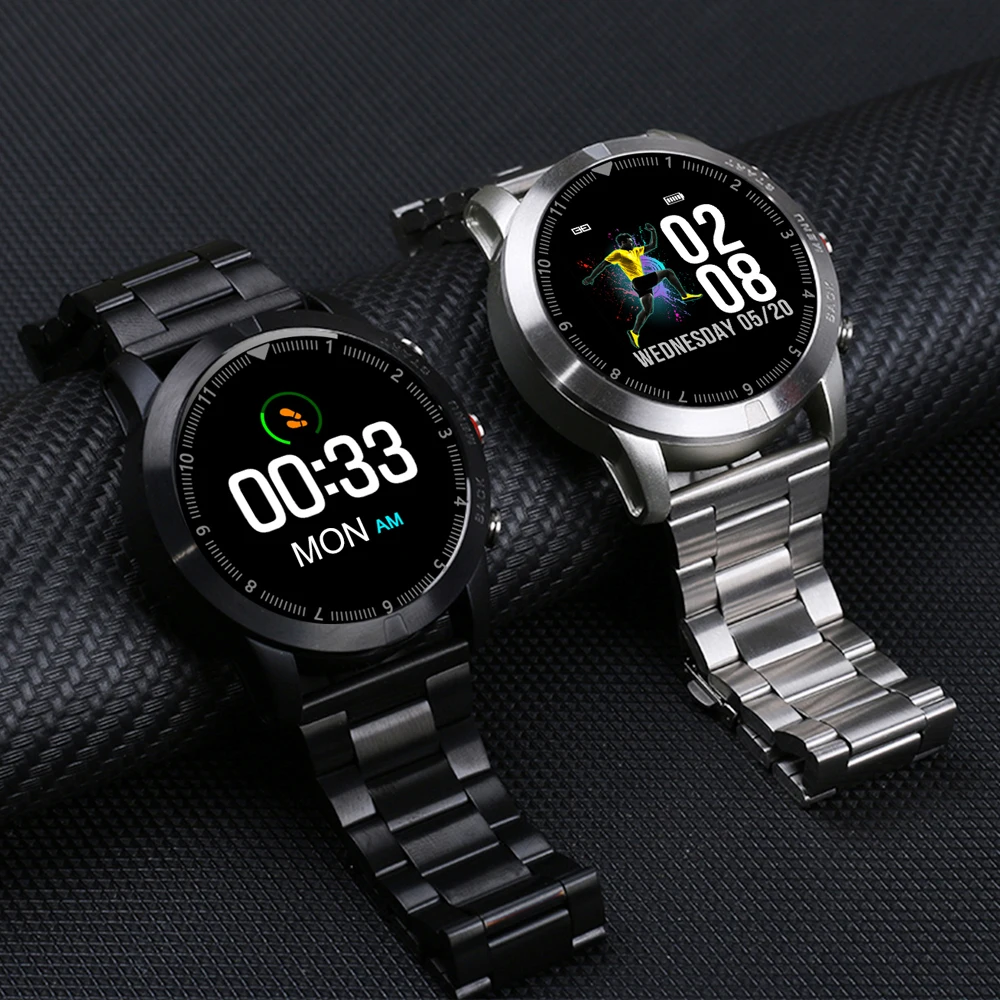 S10 Смарт-часы для мужчин сердечного ритма кровяное давление Bluetooth Smartwatch водонепроницаемый IP68 фитнес-трекер спортивный смарт-браслет