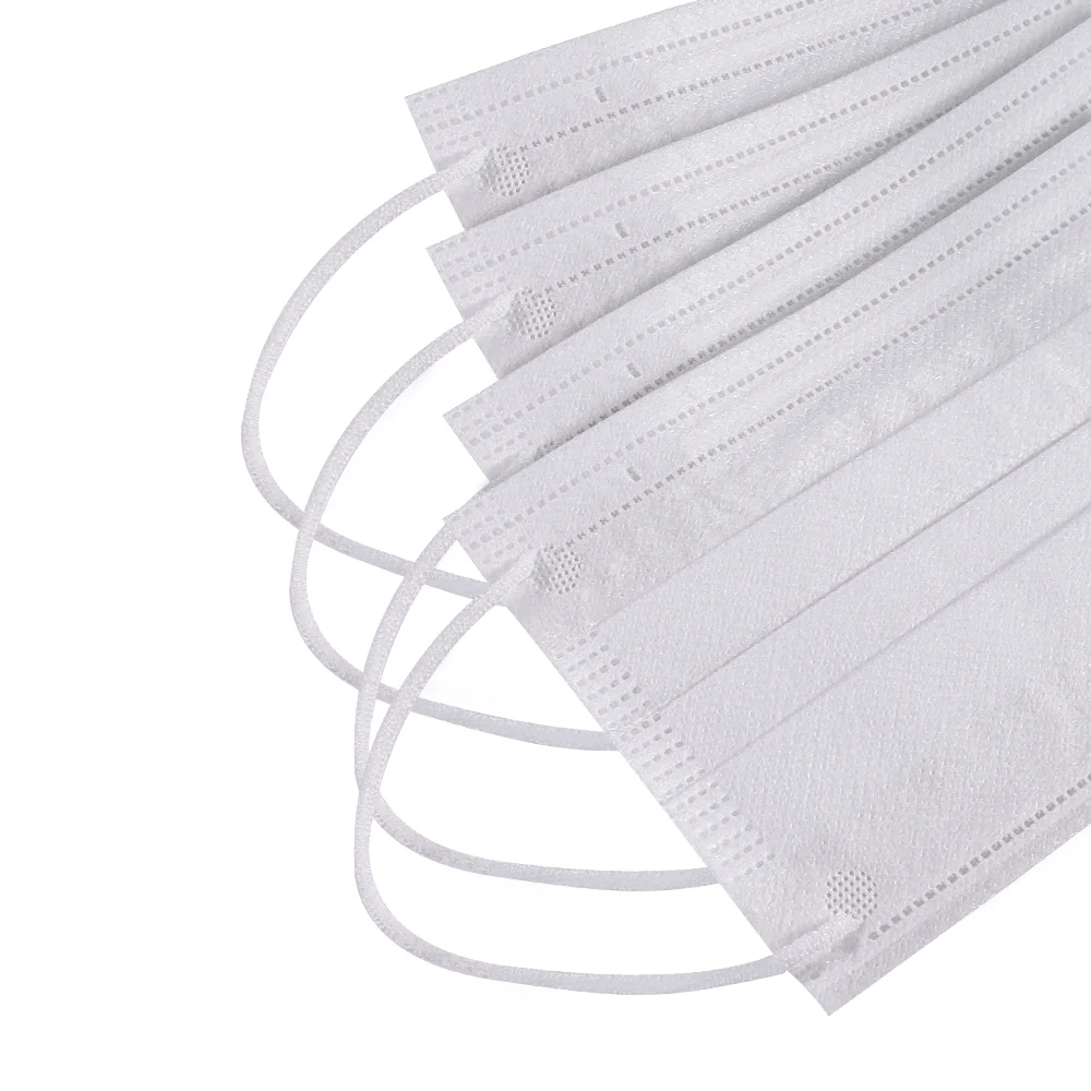 

Face Mouth Masks 3 layer Disposable mask Non Woven Anti Dust Earloops Breathable Protective Mascarillas Fast delivery masque