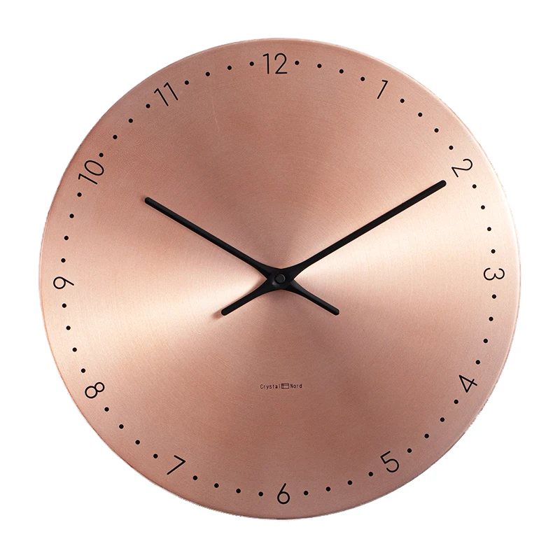

Modern Wall Clock Luxury Minimalist Round Rose Gold Living Room Wall Clock Relogios De Parede Stylish House Decoration MM60WC
