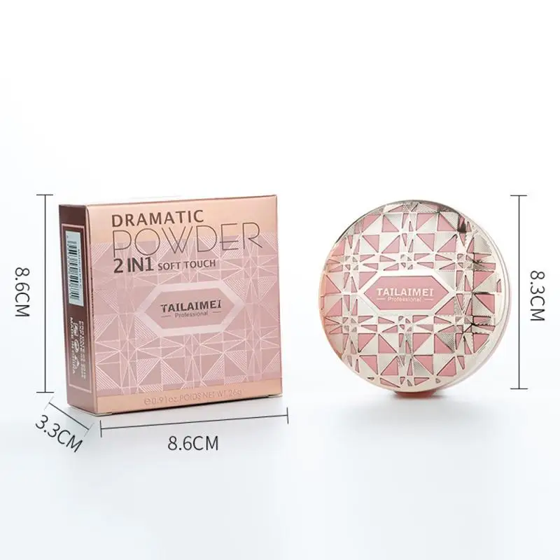 Натуральный консилер водостойкая осветляющая пудра для жирной кожи