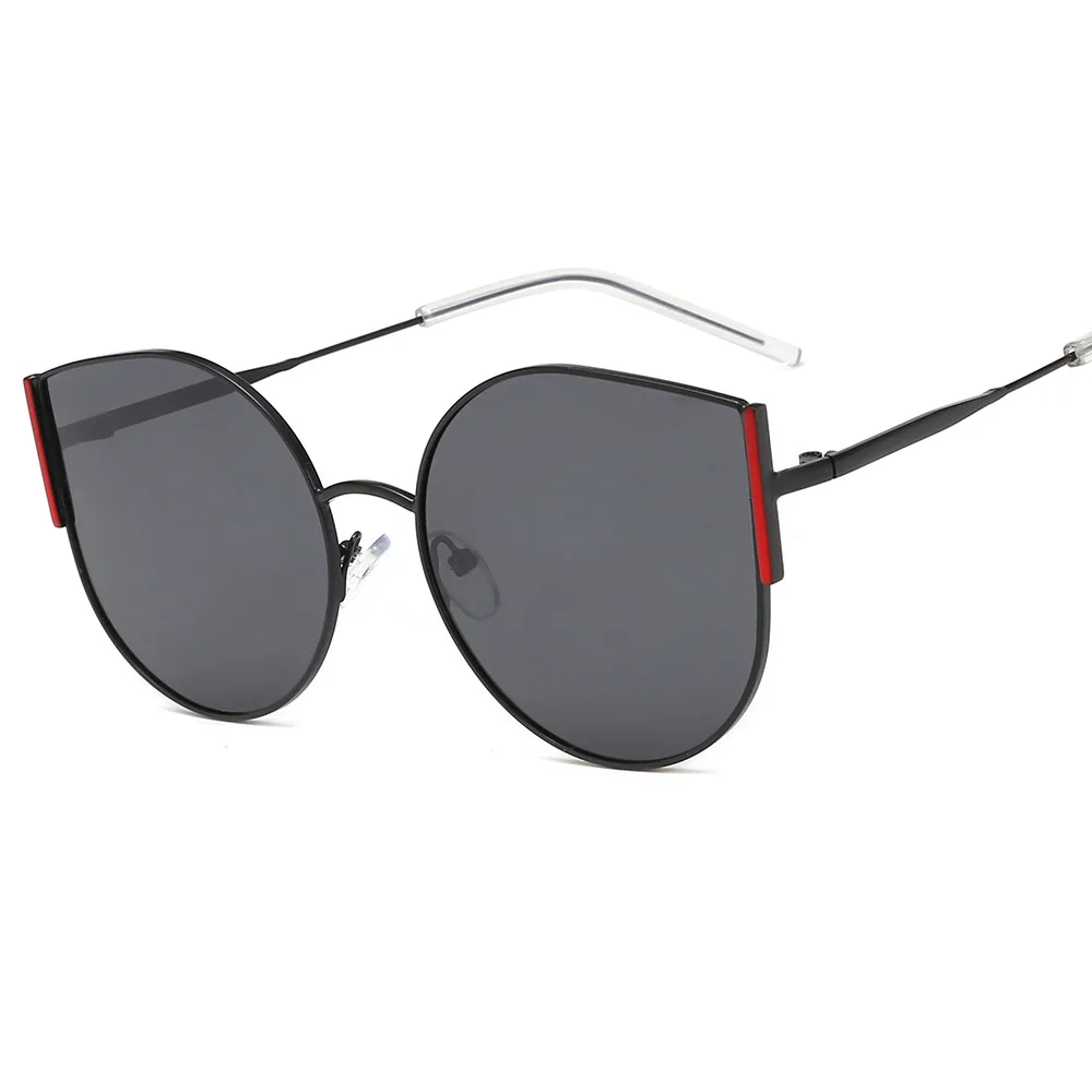 Женские солнцезащитные очки кошачий глаз новинка 2019 модные с синими и зелеными