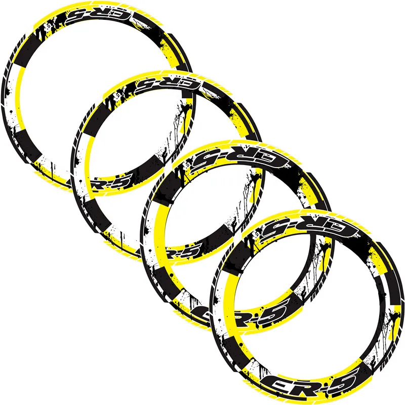 

New motorcycle sticker three color wheel tire sticker stripe waterproof sun protection reflective for KAWASAKI ER-5 er5 er-5