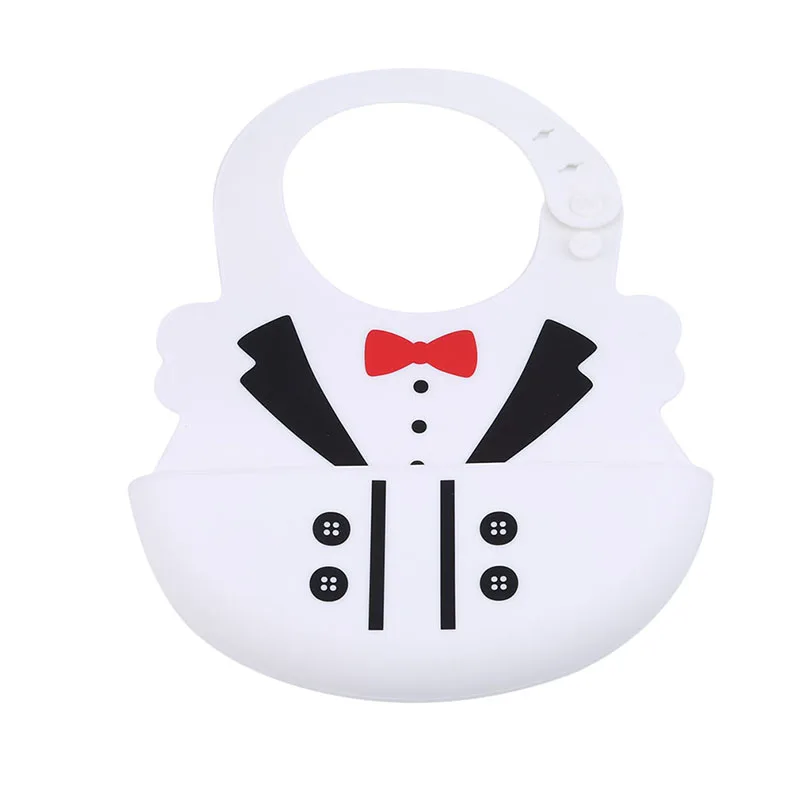 

Waterproof Baby Silicone Bibs Burp Cloths Toddler Kids Adjustable Feeding Apron Saliva Bandana Newborn Cartoon Aprons Baby Bibs