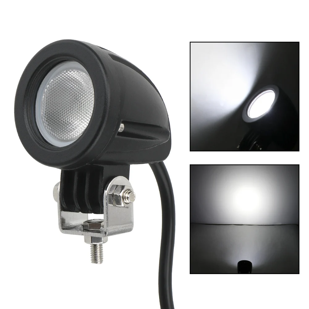 

1 Piece LED Motorcycle Spotlight Flood Light 2 Inch 10W Motorcycle Headlight LED Work Light