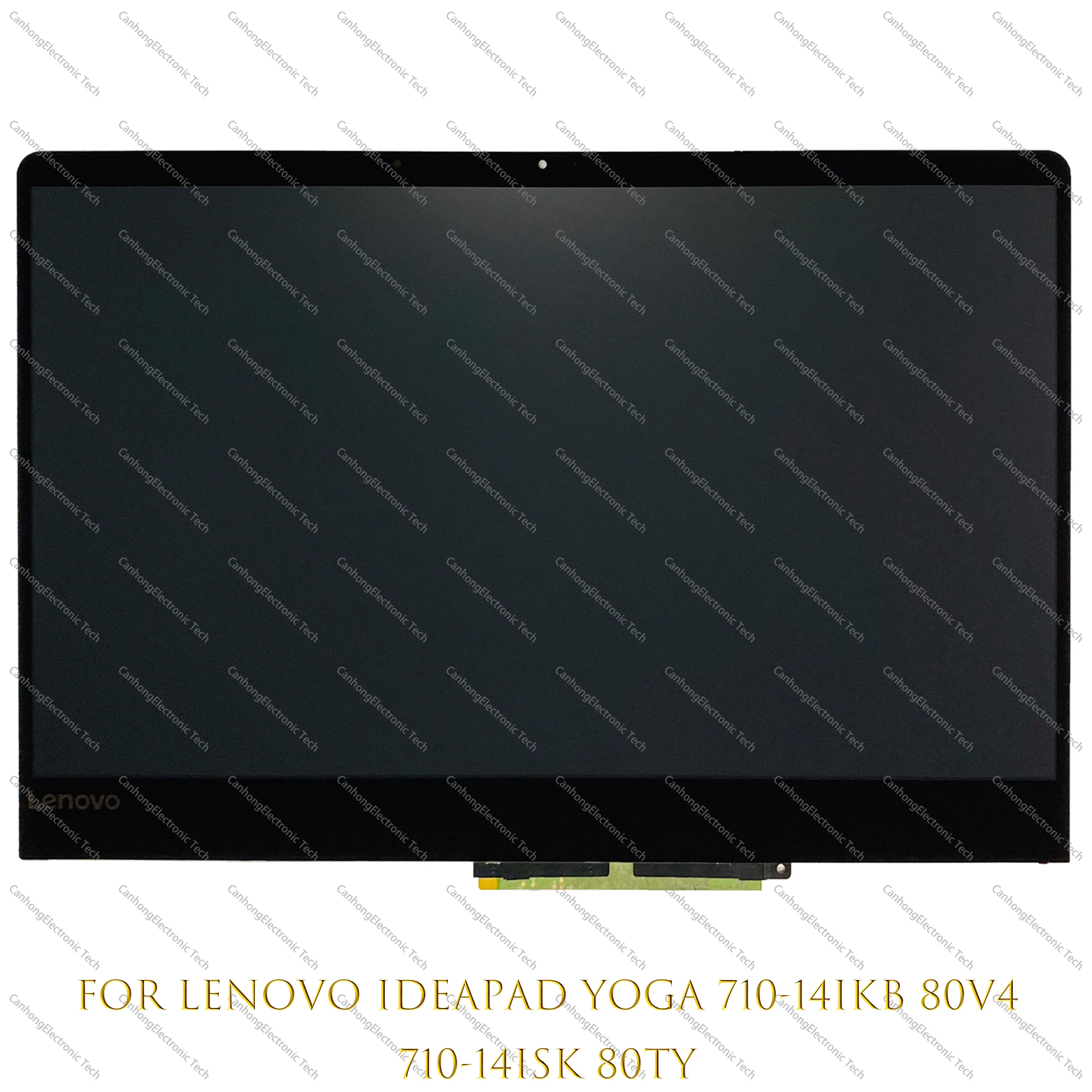 

14-inch LCD Display Touch Screen Digitizer Assembly With Frame For Lenovo Yoga 710-14 Yoga 710-14ISK 80TY Yoga 710-14IKB 80V4