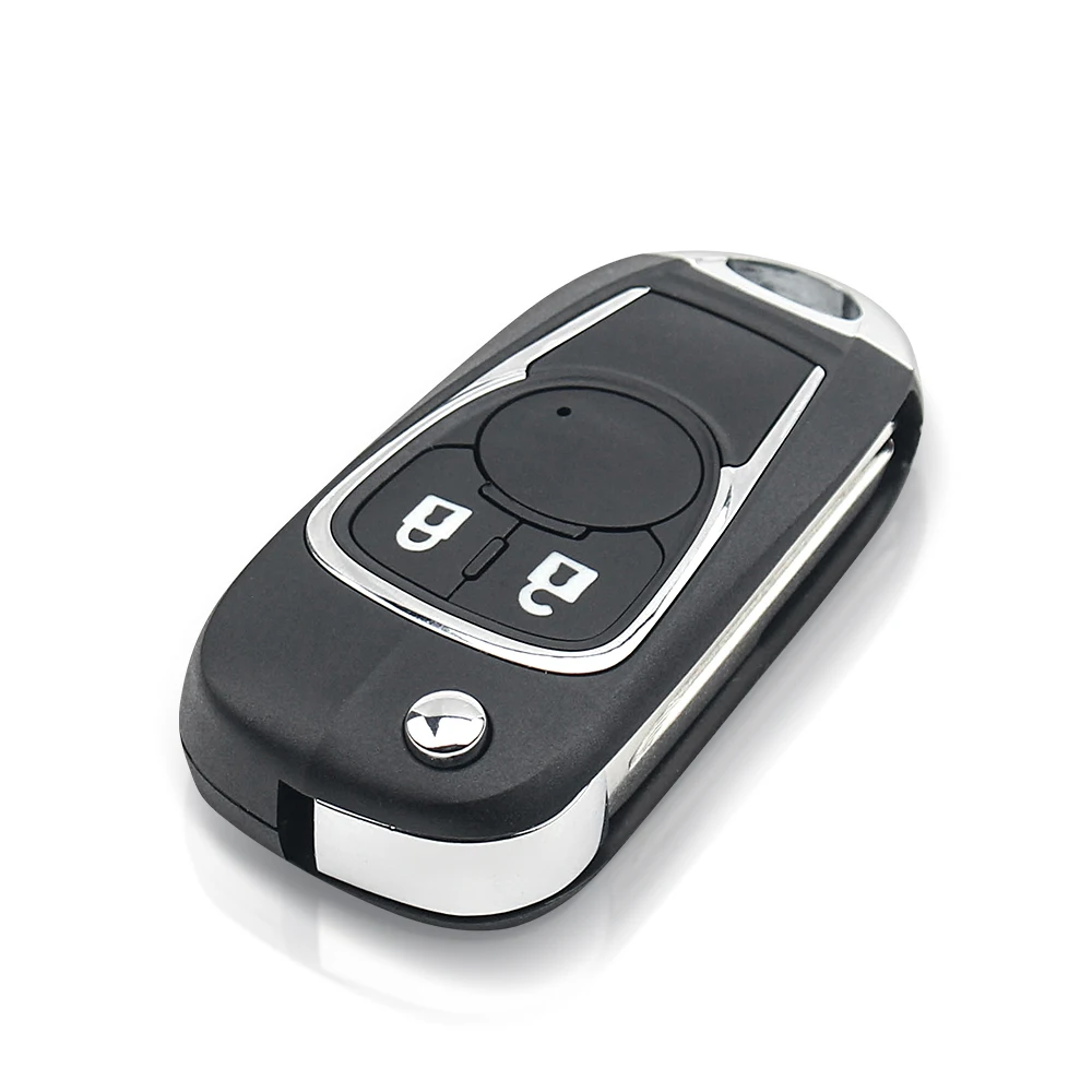 KEYYOU модифицированный флип ключей для Chevrolet LOVA парус Epica Лечи Spark складной 2 кнопки