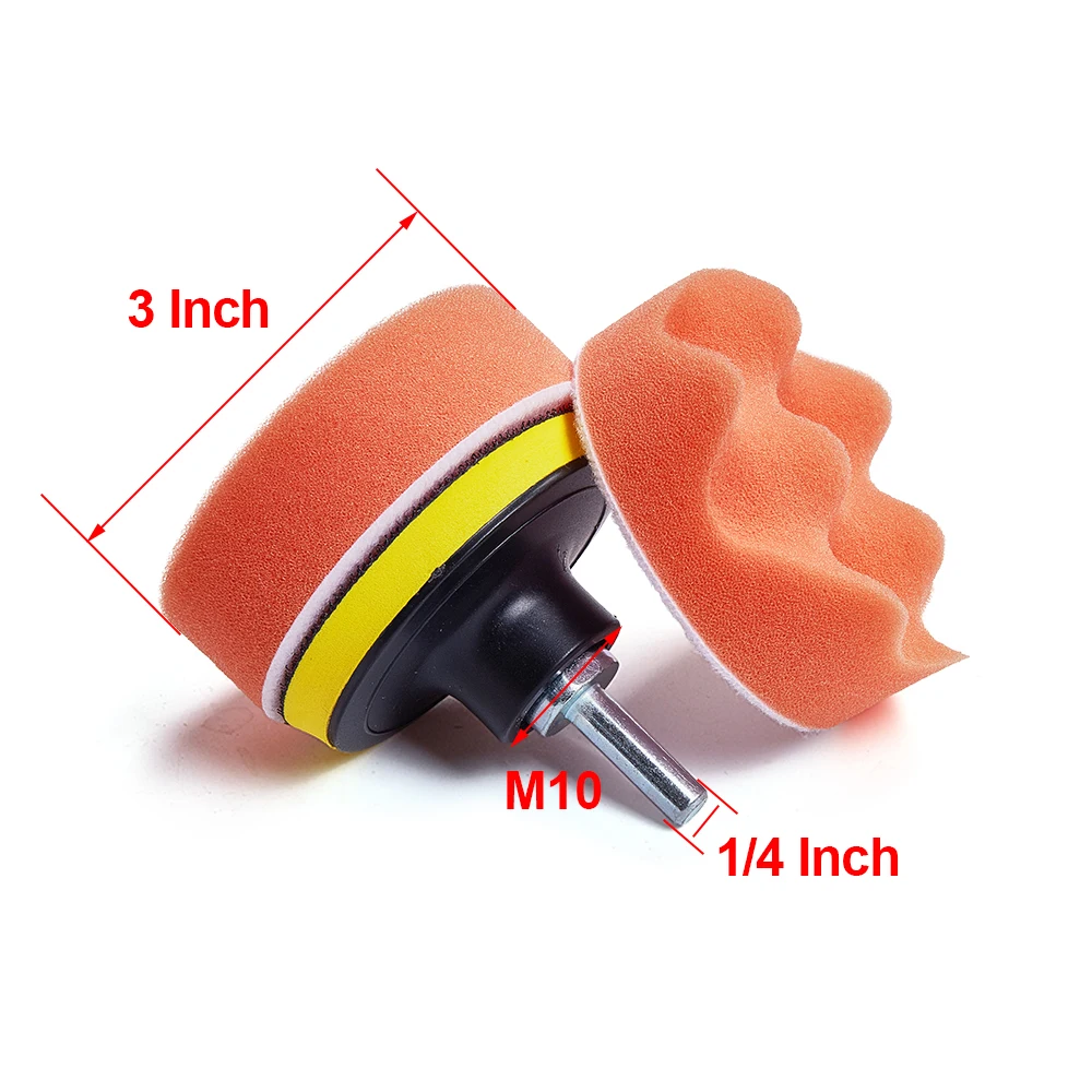 10 шт. Автомобильная полировальная подушка набор 3 &quotбуферная губка полировочные
