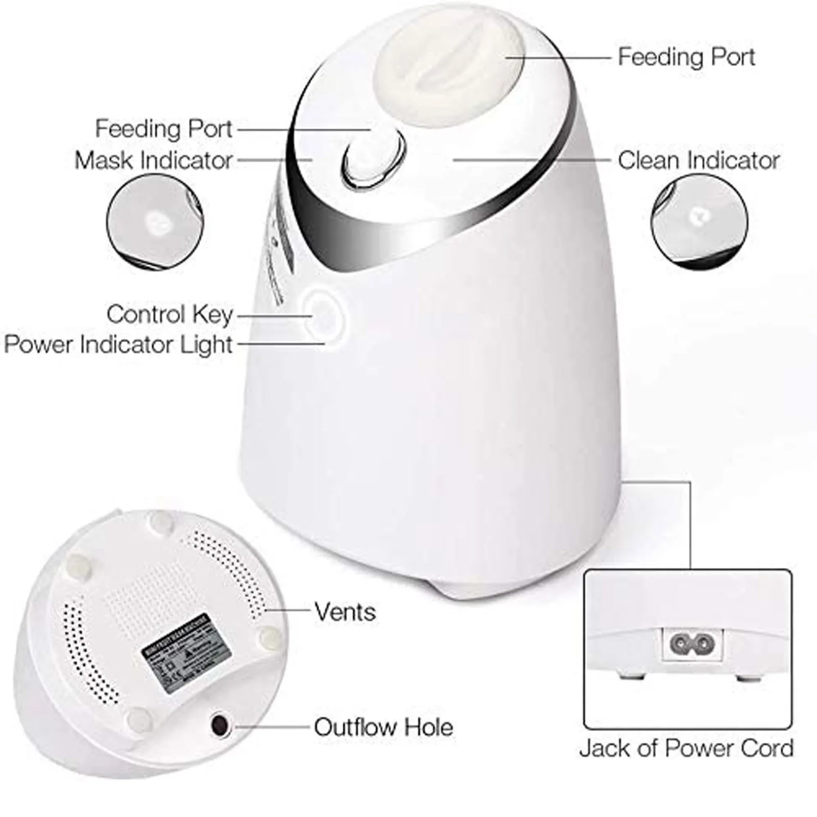 

Face Mask Maker Machine Facial Treatment DIY Automatic Fruit Natural Vegetable Collagen Home Use Beauty Salon SPA Care Eng Voice