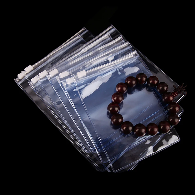 10 шт./лот толстый прозрачный ПВХ самоуплотняющийся пластиковый упаковочный