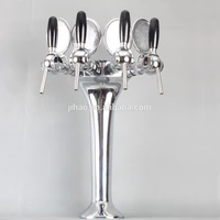 high quality 4 belgian type faucets cobra shape beer column