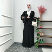 lsm209 abaya muslim dresses dubai women formal black abaya muslim dresses