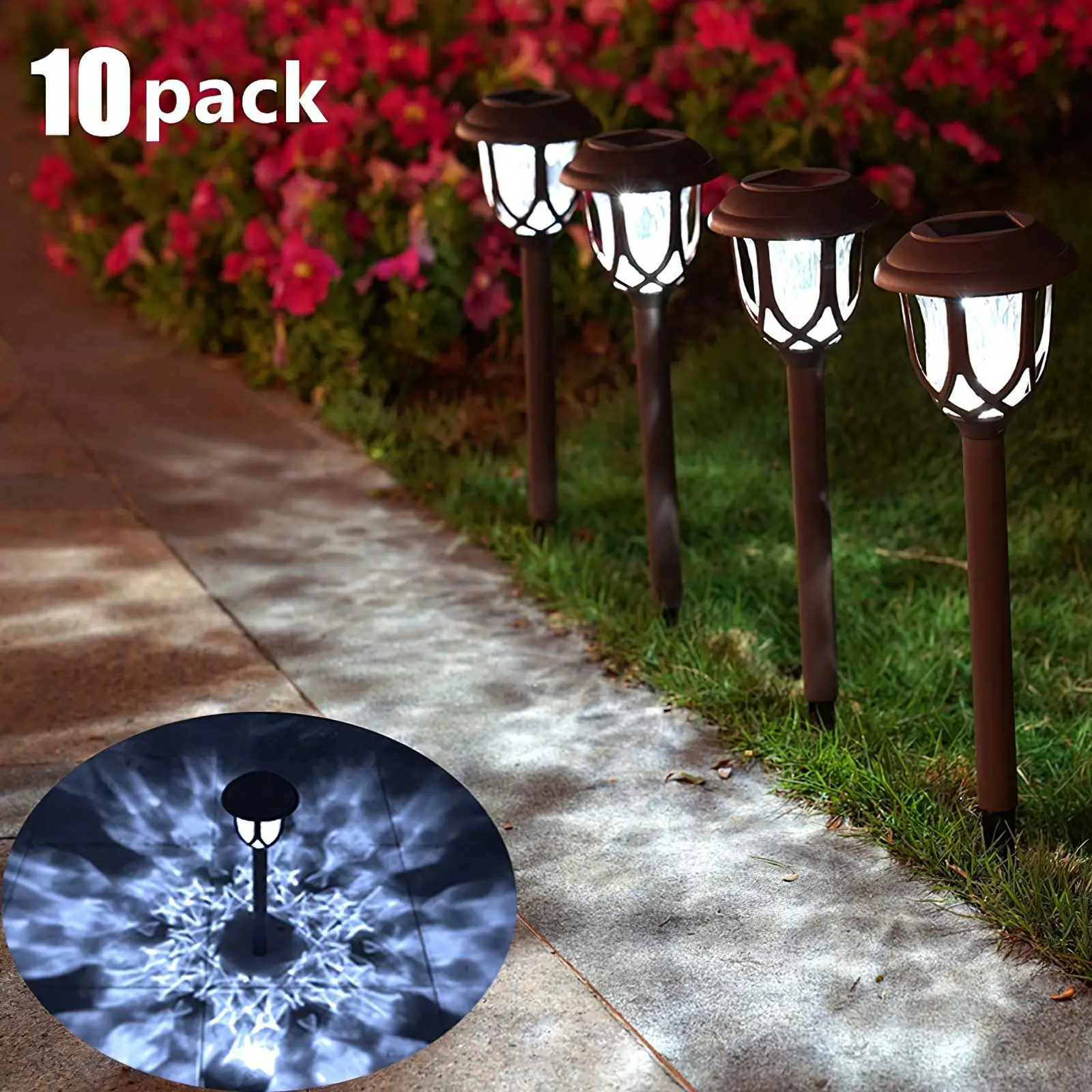 

10pcs Garden Outdoor Led Solar Landscape Lights Yard Lamp Outdoor Garden Lawn Solar Lamps Outdoor Lighting