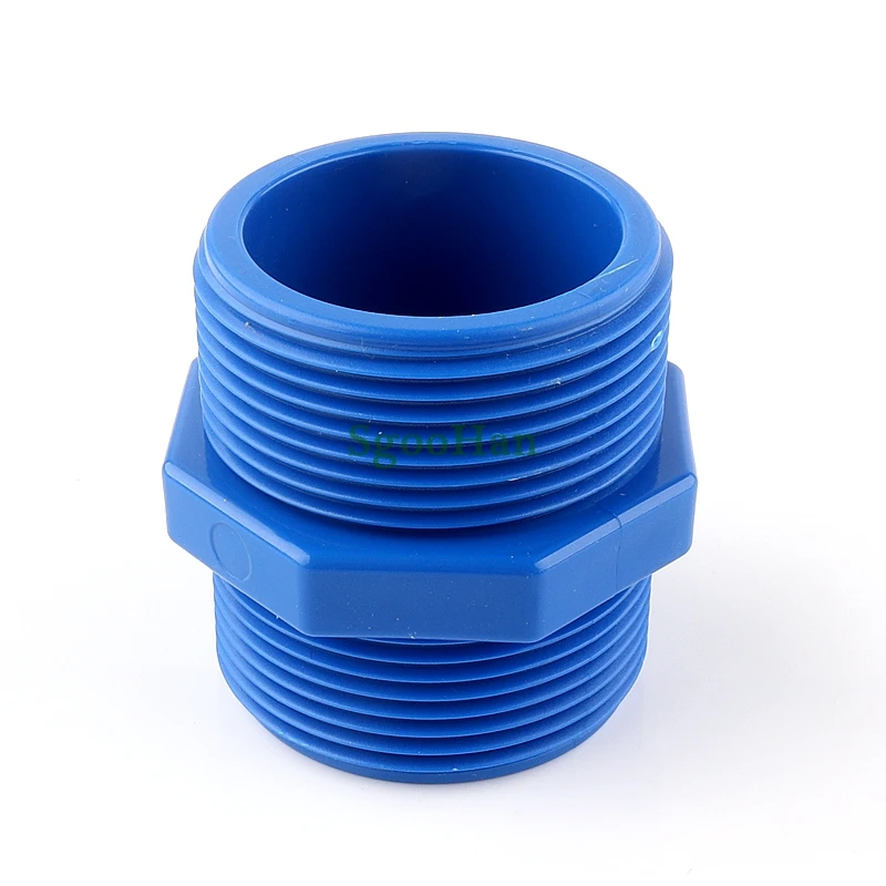 10~50pcs 1/2&quot~2&quot Male Thread PVC Pipe Nipple Connector Aquarium Fish Tank Joint Fittings Hydroponic Planting Frame Tube Parts - купить