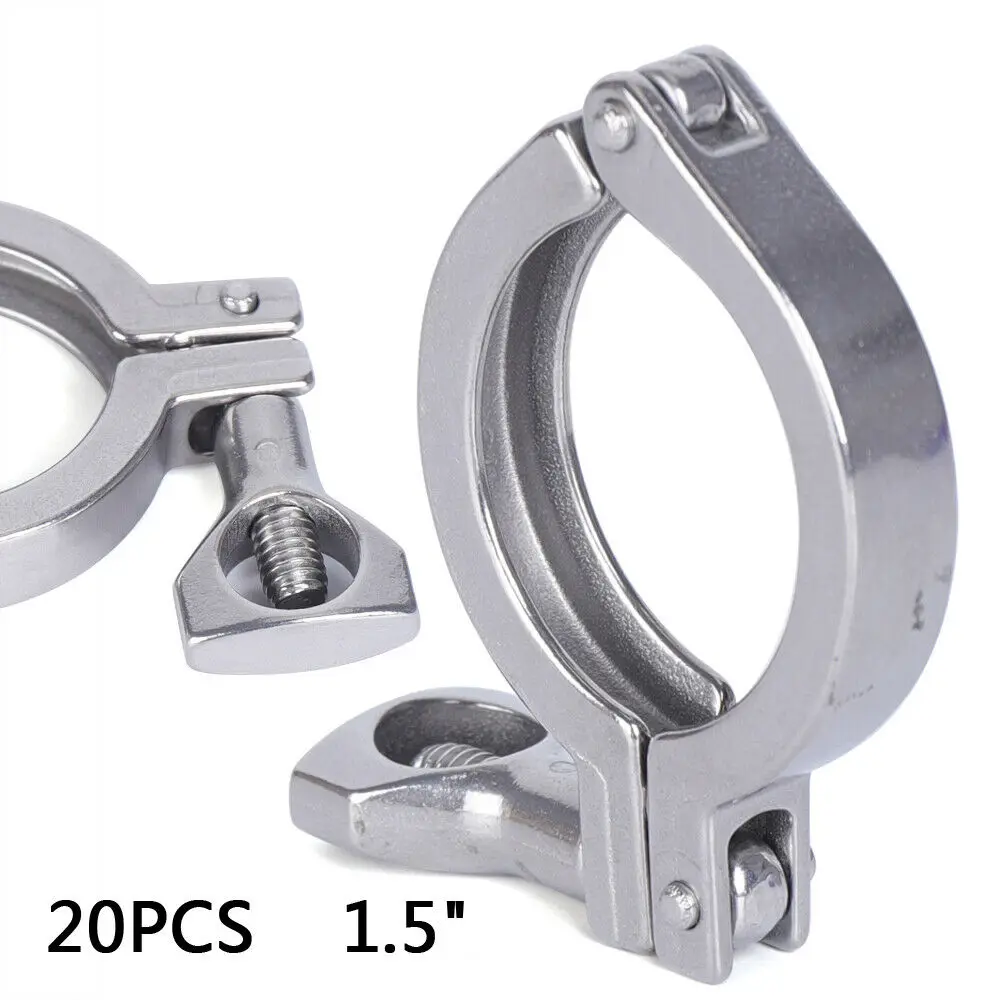 

В наличии на складе в США тройной зажим Клевер санитарный подходит для наружного диаметра 50,5 мм нержавеющая сталь 304 1,5 дюйма * 20 шт.