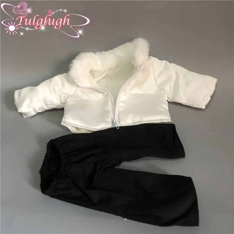 Белый пиджак подходит для куклы американская девушка одежда 18 дюймовые 43 см