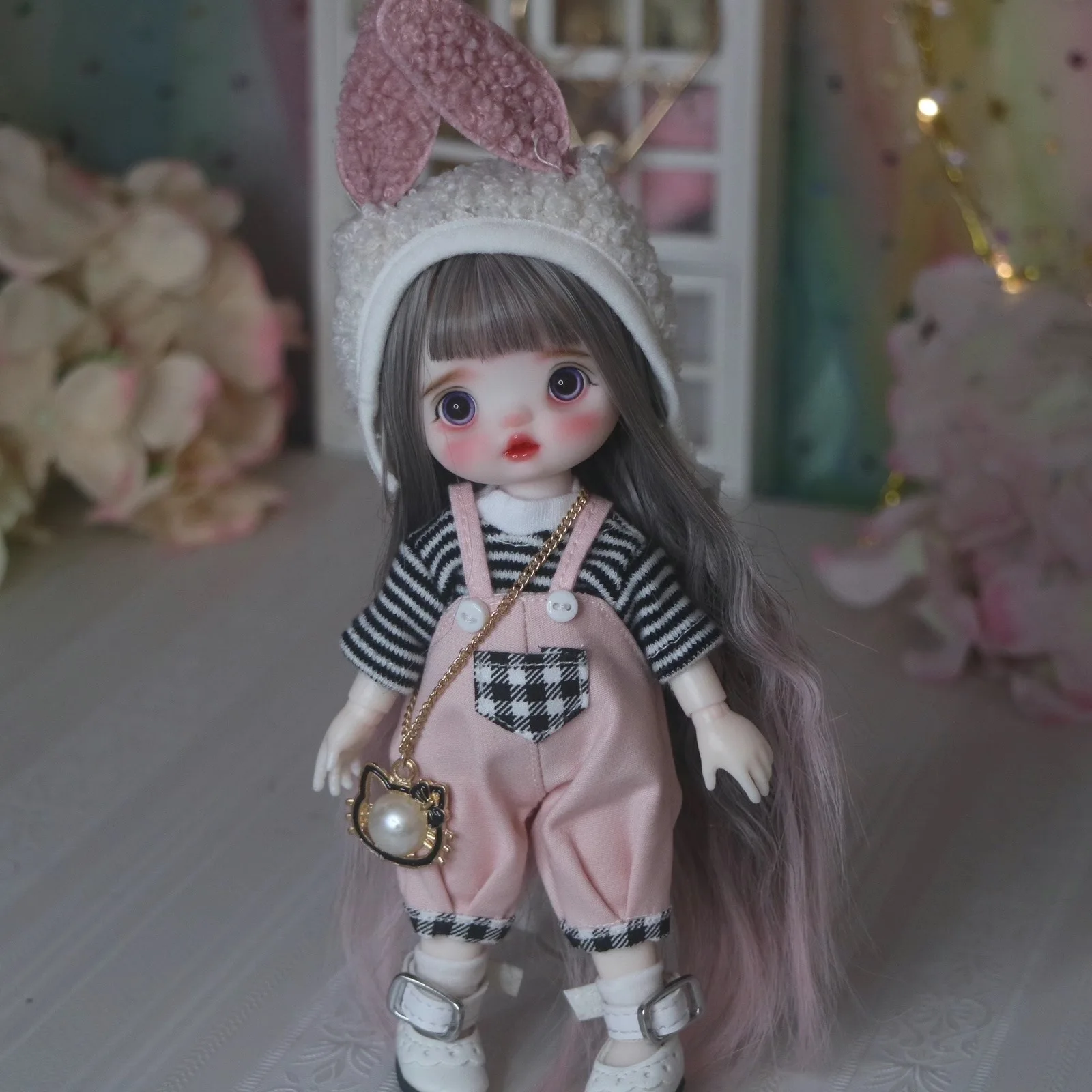 Dresses Makeup Doll With Wig Girls Doll For Children Gift Girl Birthday