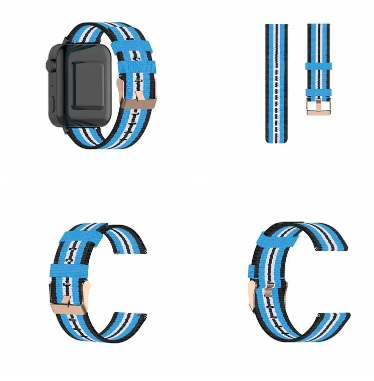 100 шт. нейлоновые часы спортивный ремешок для часов xiaomi Samsung Galaxy Gear S3 S2