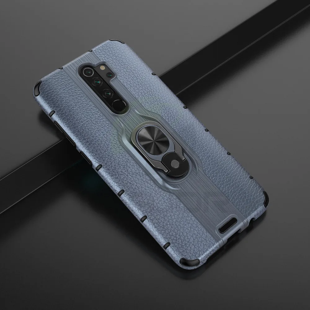 Чехол для Xiaomi Redmi Note 8 Pro, чехол, металлическое кольцо, держатель, чехол, ударопрочный защитный бампер для Redmi Note 8, Note8 Pro, чехол с кольцом