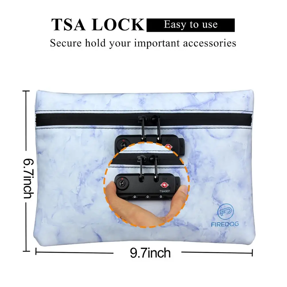 Набор кожаных чехлов для табака FIREDOG с защитой от запаха курения и