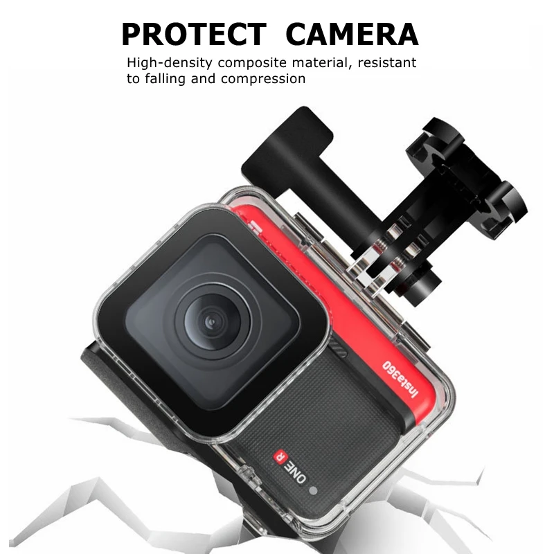 Водонепроницаемый корпус для Insta360 ONE R 40 м защитный чехол дайвинга 4K