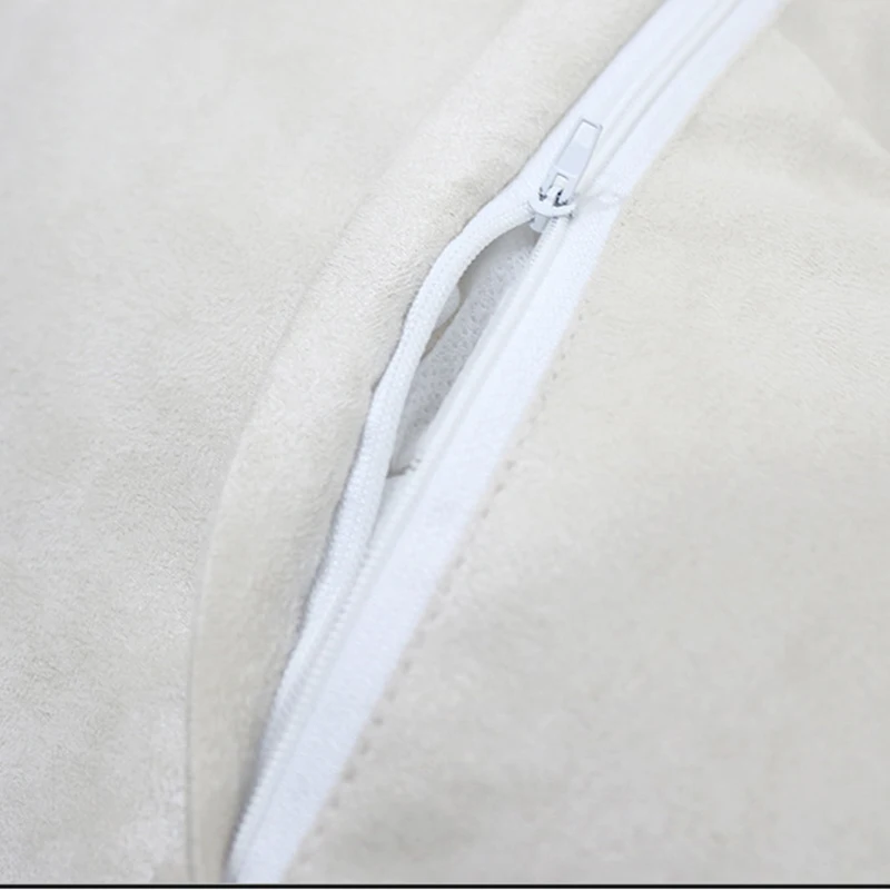 Подушка в форме сердца однотонный плюшевый мохнатый подушку модная нордическая