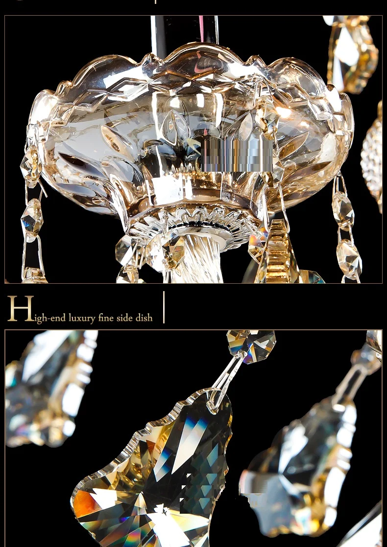 Современная хрустальная Напольная Лампа Модная современная лампа для гостиной