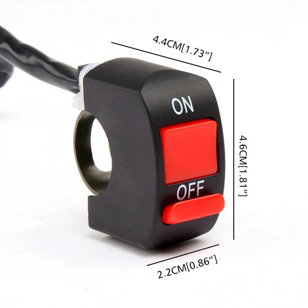 

Universal Motorcycle Handlebar Headlight Fog Light On Off Switch Accessories Suitable For 2.2cm Pipe Diameter